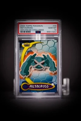 2004 Topps Pokemon Advanced Challenge 45 Metagross PSA 10 - Image 1 of 3