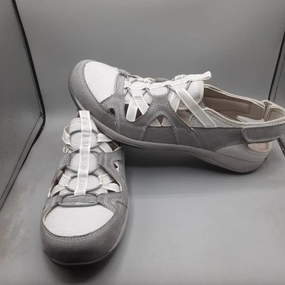 Earth Origins Sid Fisherman Sandals Women's 11M Grey Fabric A31 - Image 1 of 4