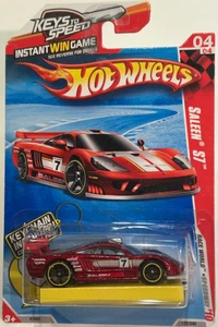 HOT WHEELS KEYS TO SPEED, RACING WORLD SPEEDWAY 10 #172/240, SALEEN S7 AVEC PORTE-CLÉS - Photo 1/7