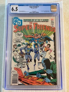 Super Friends #7 CGC 6.5 OW-WT DC 1977 1st Wonder Twins (Zan & Jayna) & Gleek - Picture 1 of 9
