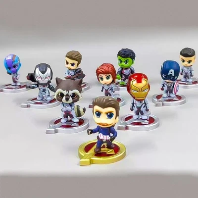 10Pcs Superhero Action Figures Avengers Action Figure Toys Marvel Toy Doll Set - image 1 of 4