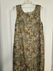 Y2K VTG Women’s Fairycore Slip Dress Plus Size 18 Floral Whimsy Jessica Howard - Picture 1 of 7
