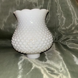 Vintage Replacement Chandelier Globe Hobnail Milk Glass Shade - Picture 1 of 3