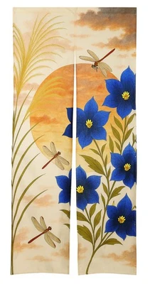 Noren Curtain 180cm Tall  /interior curtain blindfold  Autumn, Japanese Style - Image 1 of 4