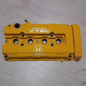 JDM Yellow Head Cam Tappet Cover for Honda Integra DC2 Civic EK9 EG6 B1 - Picture 1 of 7