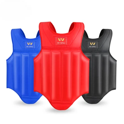 Sanda Arte Marcial Protector de Pecho Boxeo Protectores de Pecho MMA Muay Thai Protectores de Pecho Foto 1 de 4