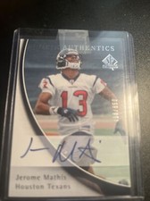 JEROME MATHIS - 2005 SP ROOKIE AUTHENTICS AUTOGRAPHS #498/850