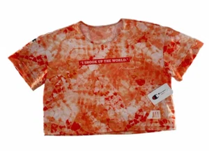 NWT Women’s Champion I Shook Up the World Muhammad Ali Shirt Workout Cropped XL - Picture 1 of 12