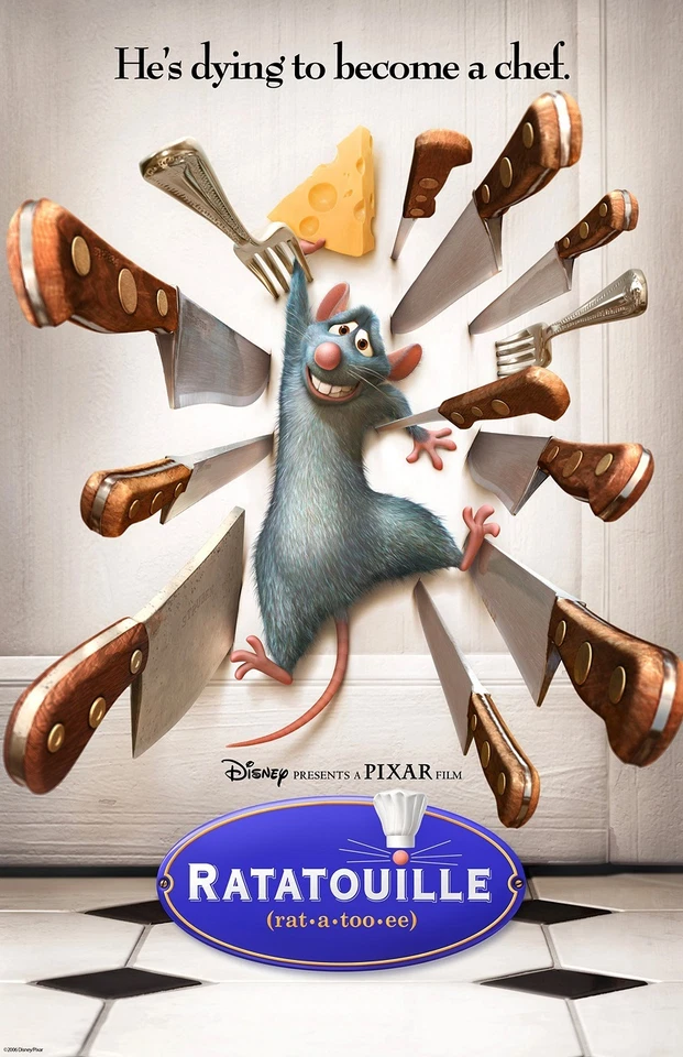 Walt Disney's Ratatouille movie poster (a) : 11 x 17 inches