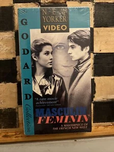 VHS: Masculine Feminine (1966): Jean Luc-Godard: New Yorker Video - Imagen 1 de 5