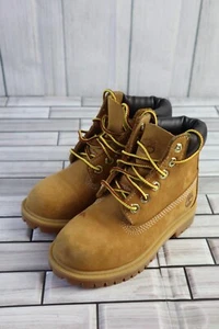 Größe 10c - Timberland Boots Classic Wheat 6inch Nubuck Kinder - Bild 1 von 9