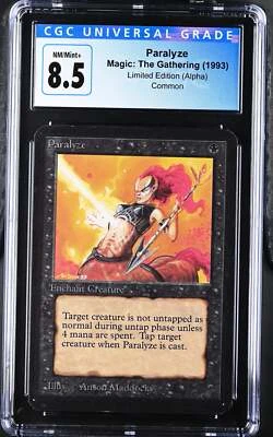 Magic: The Gathering MTG Paralyze [Alpha Edition] Graded CGC 8.5 NM/Mint+ - Image 1 of 3