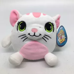 Peek-A-Boo Toys Rolly Pops Series 2 Marshmallow Cat Stuffed Animal 5" - Picture 1 of 7