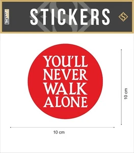 You'll Never Walk Alone Liverpool FC Car Van Decal Laptop Sticker Wall Stickers - Picture 1 of 4