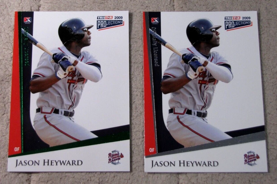 TRISTAR PROJECTIONS #103 2009 Jason Heyward verde/50 y base - Pre-Rooke Foto 1 de 2