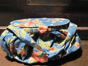 Vintage cosmetic bag 1950 fabric - Picture 1 of 3