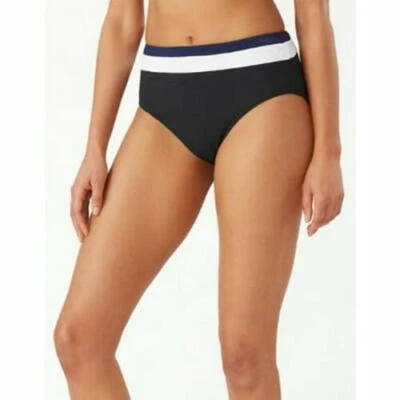 Tommy Bahama Island Cays Reversible High-Waist Bikini Bottoms  Black  Medium - Image 1 of 2