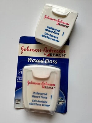 Vintage Johnson & Johnson Reach Unflavored Waxed Floss Lot - Image 1 of 3