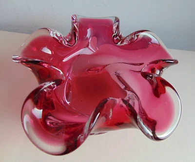 Coupe vide-poche verre de Murano Vintage - Photo 1/4