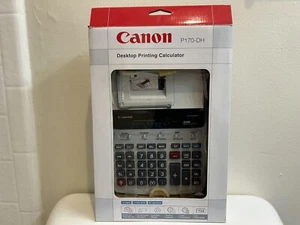Canon P170-DH 12 digit Desktop Printing Calculator - 2b668742 (new in box) - Picture 1 of 5