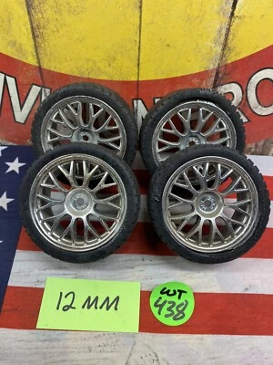 1/10 Rc Hpi Drift Car Rims Tires{4pc.} -PreOwned-USA Ship - Image 1 of 4