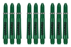 3 Nuevos Juegos Winmau Signature Nylon Varillas de Dardos Cortas - Se Envía con Seguimiento - Verde - Imagen 1 de 1