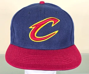 CLEVELAND CAVALIERS NBA Mitchell & Ness Snapback Cap Hat Blue OSFM NEW - Picture 1 of 9