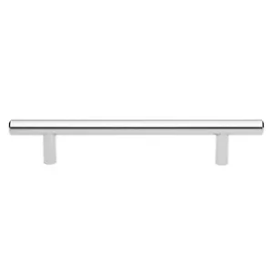 GlideRite 5" CC Solid Steel Bar Cabinet Pull Polished Chrome - 5002-128-PC-1 - Picture 1 of 3