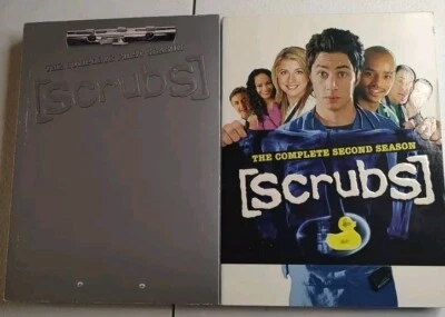 Scrubs The Complete First And Second Season   Season 1 & 2 DVDs  VG Condition Foto 1 de 4