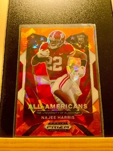 Najee Harris RARA SCHEDA RIFRATTORE INVESTI Rookie SP PRIZM Steelers - Foto 1 di 3