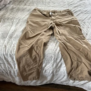 Carhartt Pants Mens 38X32 Tan Loose Original Fit Carpenter - Picture 1 of 12