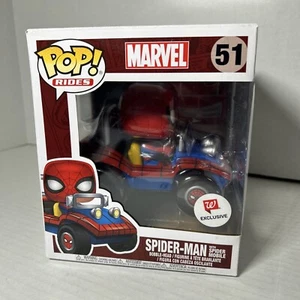 Funko Pop! Rides Marvel Spider-man With Spider Mobile #51 Walgreens Exclusive - Picture 1 of 10