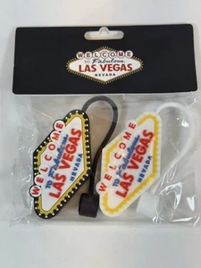 Welcome To Fabulous Las Vegas Straw Toppers - Picture 1 of 4