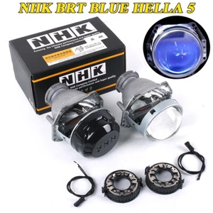 NHK BRT 3.0'' Bi xenon Projector Blue Lens For Hella 3R G5 Headlight Retrofit - Picture 1 of 8