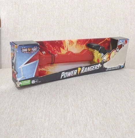 DAMAGED BOX - NEW Power Rangers Dino Fury Red Ranger Dino Fury Saber Cover