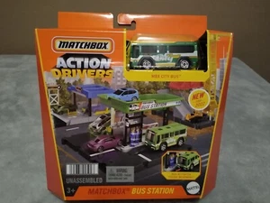 Matchbox Action Drivers Bus Station 2022 ~NEW - Picture 1 of 10