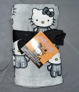 "Paquete de toallas de mano Hello Kitty Skeleton Halloween (2) 16"" x 28"" - muy suaves" - Imagen 1 de 3