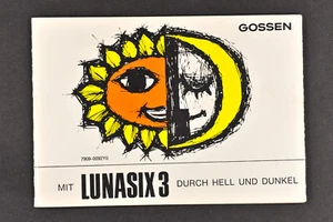 Gossen Lunasix 3 Bedienungsanleitung (D) - Afbeelding 1 van 2