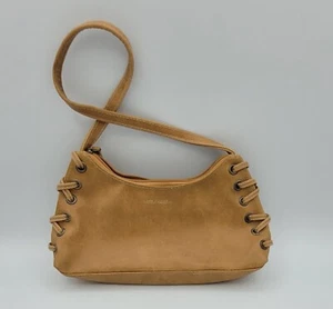 Steve Madden Camel Color Laced Leather Hand Bag - Picture 1 of 4