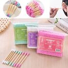 100Pcs Bamboo Cotton Buds Wood Natural Biodegradable Cotton Swabs Qtips Ear Buds
