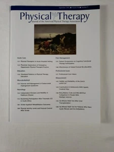 Physical Therapy Journal of American PT Assoc Sept 2016 Vol 96 #9 Acute Hospital - Picture 1 of 11