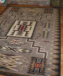 Storm Catcher Chestnut Southwest Ranch Country Lodge Area Rug 7'8" x 10'11" - Picture 1 of 5