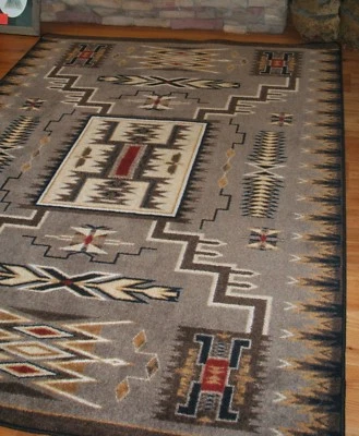 Alfombra Storm Catcher Chestnut Southwest Ranch Country Farmhouse 3'10" x 5'4" Foto 1 de 3