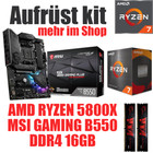 PC Bundle Aufrüstkit Gaming Set AMD Ryzen 7 5800X + MSI Mainboard + 16GB RAM