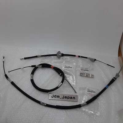 Juego completo de cables de freno de estacionamiento genuino Toyota Supra JZA80 FR, RH, LH, ecualizador Foto 1 de 4