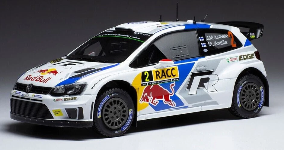1:24 IXO 24RAL018B Jari-Matti Latvala VW Polo R #2 Rallye Catalunya 2014 - Image 1 of 1