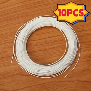 100FT WF1/2/8/9F Fly Fishing Line Weight Forward Floating Whtie Fly 10pcs - Picture 1 of 4