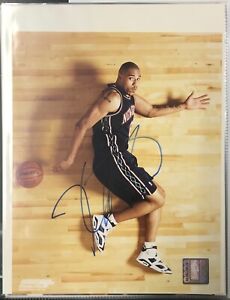 New Jersey Nets Kenyon Martin Autographed Rookie 8x10 Color Photo