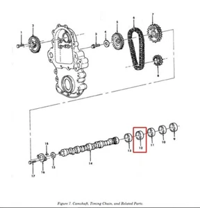 CAM BEARING SLEEVE # 2 CUCV / HUMV PN# 14048454 NSN: 3120-01-152-5945 - Picture 1 of 2