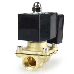 Electric Solenoid Valve,BSP,Brass 1/2" 3/4" 1" 12V/24V/220V 30% Energy Saving - Picture 1 of 3